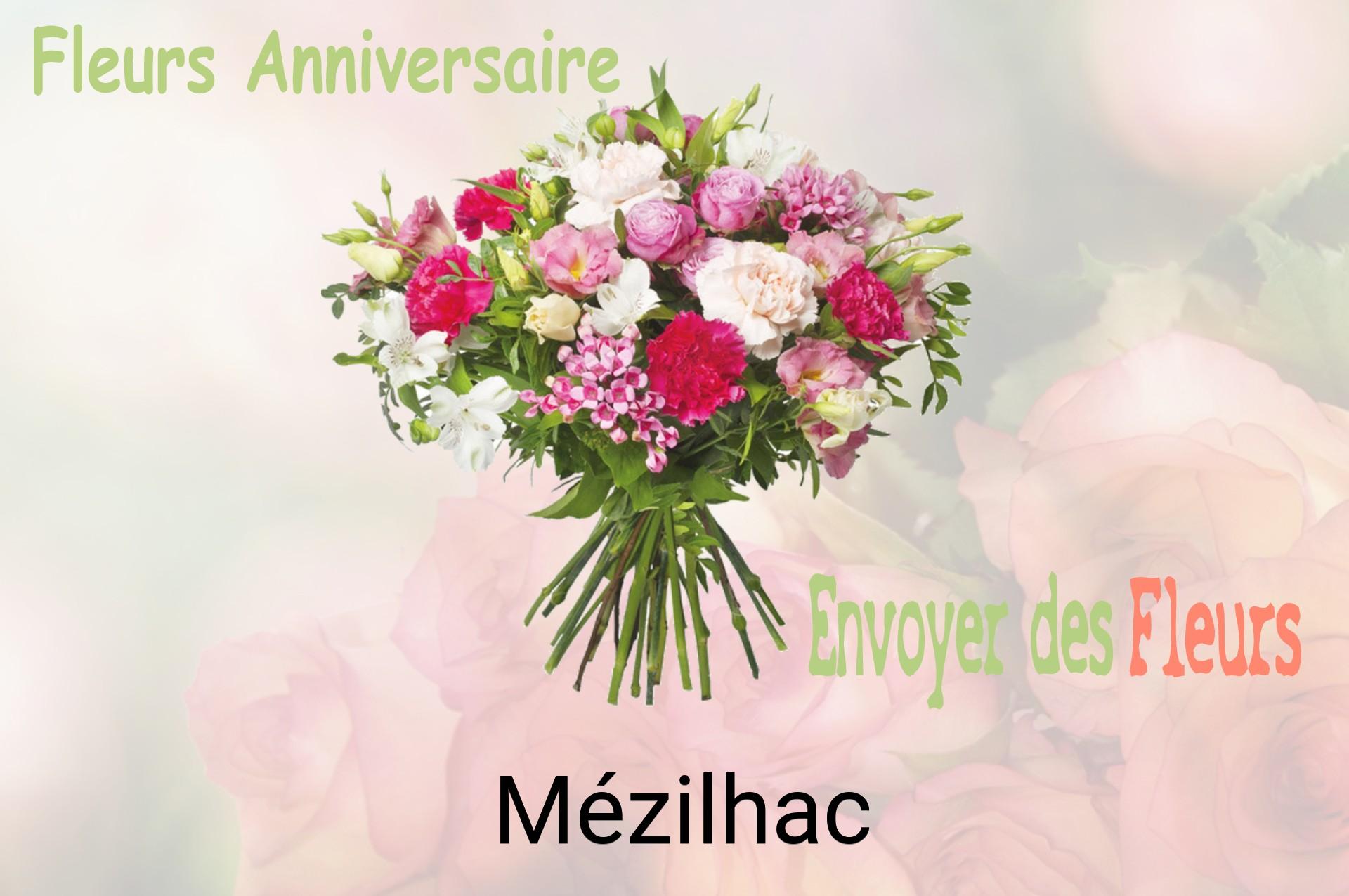 Bouquet de fleurs d’anniversaire livré à Mézilhac